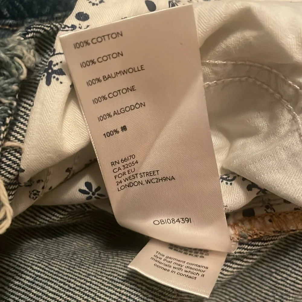 New We The Free by Free People Ziggy Sun-kissed Denim Aura Blue Overall Shorts 2